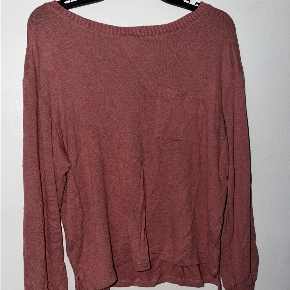 Women's Pink Fleece Top